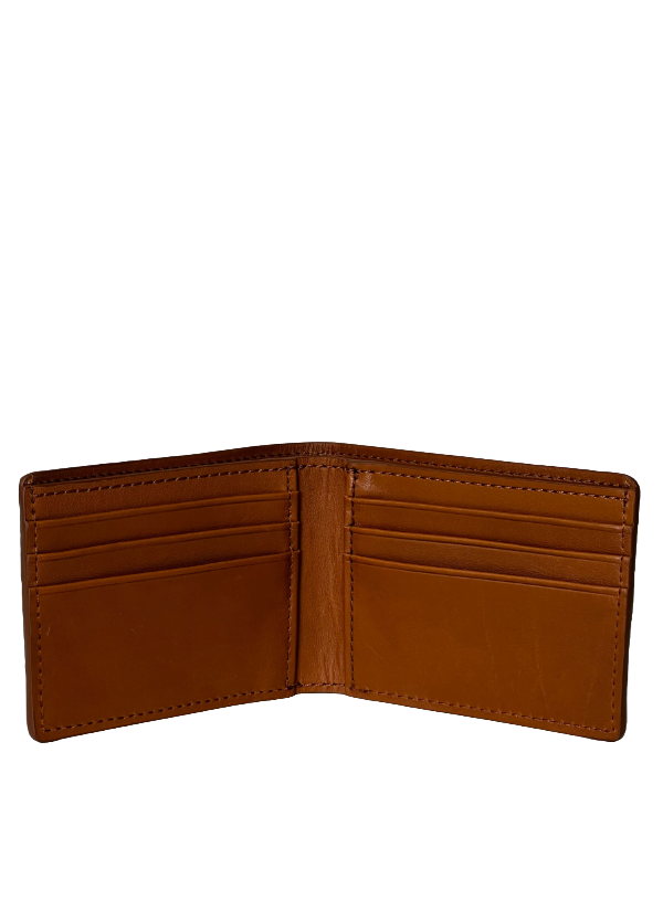 Tan Genuine Alligator Bi-Fold Wallet | USA Made - BP8476
