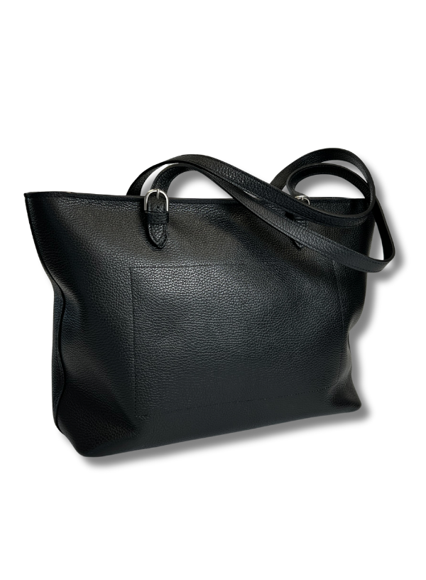 Black Leather Tote Bag BPB8450 –