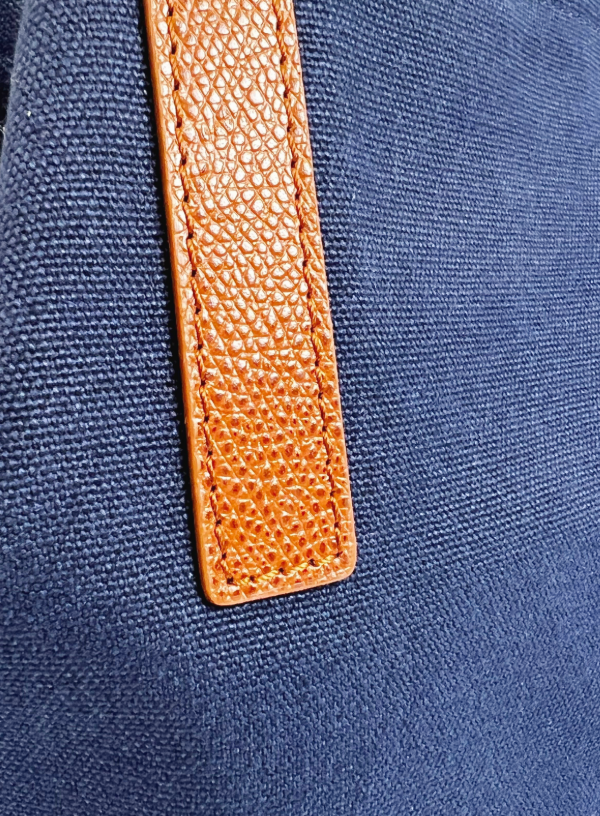 Navy Canvas Tote Bag | Tall