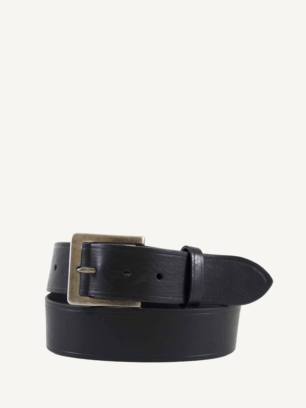 Black Leather Jean Belt | 40mm Width