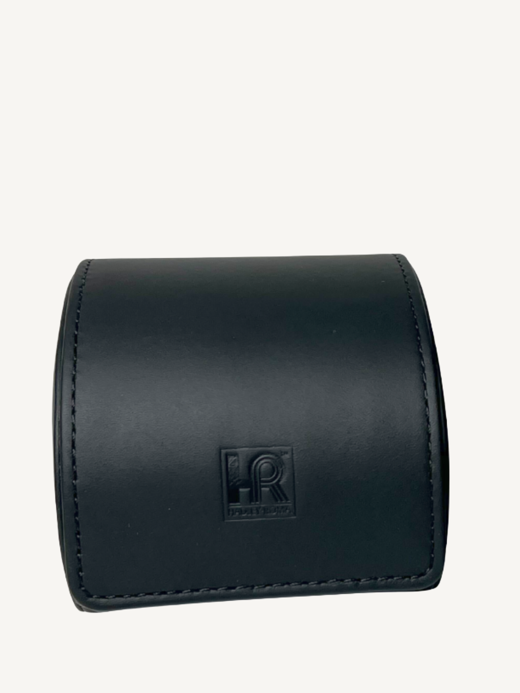 Black Clamshell Watch Case | Grey Lining