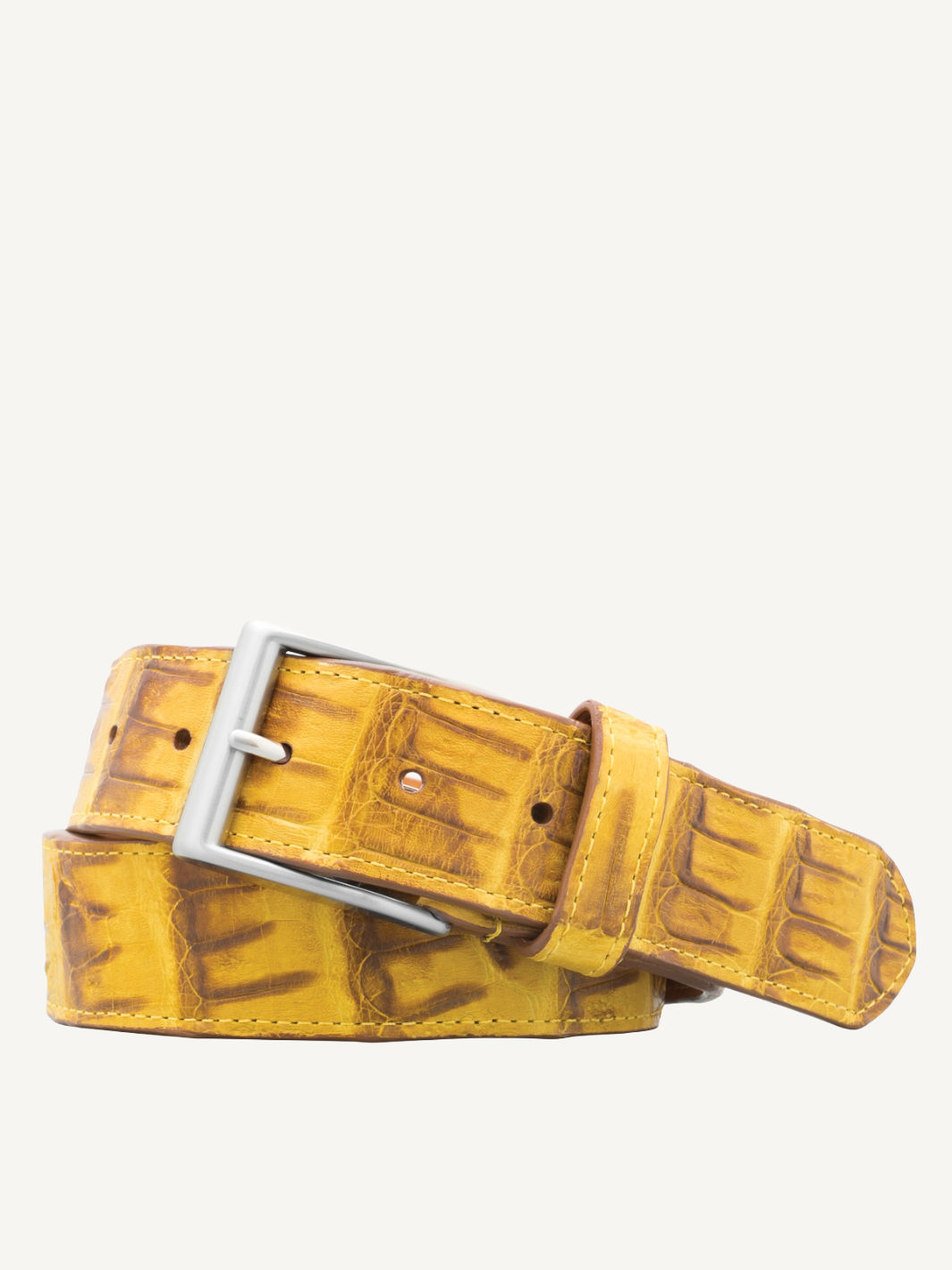 Sunflower Vintage Crocodile Tail Belt | 1 1/2" Width