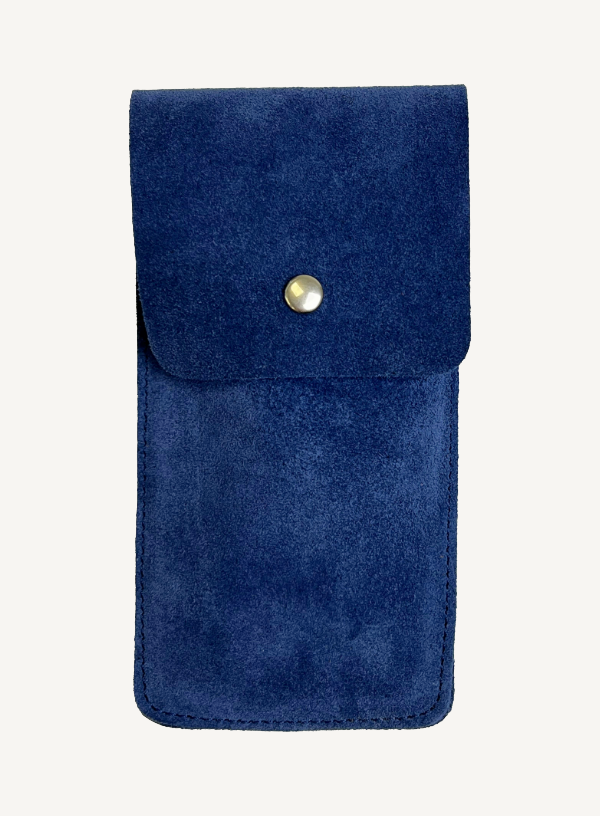 Blue Suede Watch Pouch