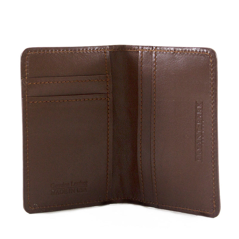 Cowboy Brown Alligator Embossed BiFold Card Case (2)