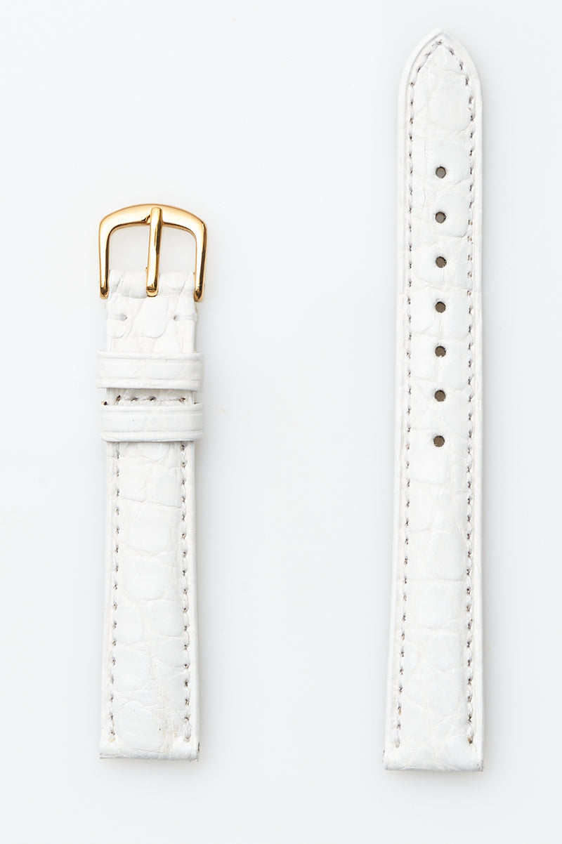 White Genuine Crocodile | USA Made - Traditional - H2001