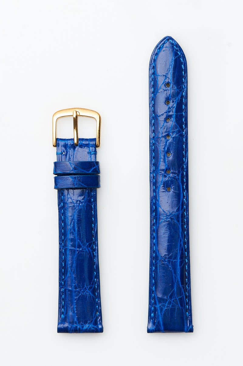 Blue Genuine Crocodile | USA Made - Traditional - H2001