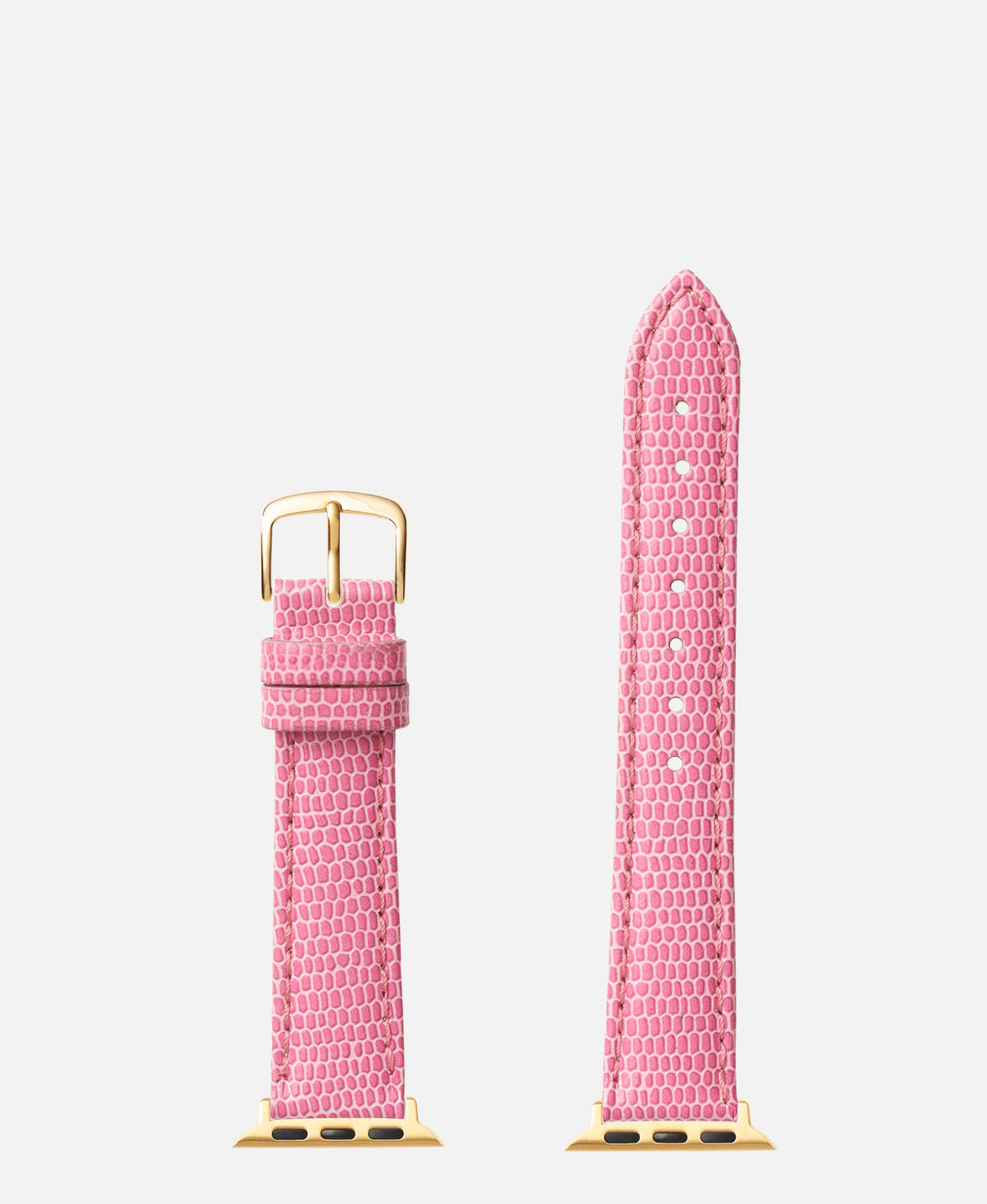 Pink Lizard Grain Apple Watch Compatible 38mm/40mm Watch Band