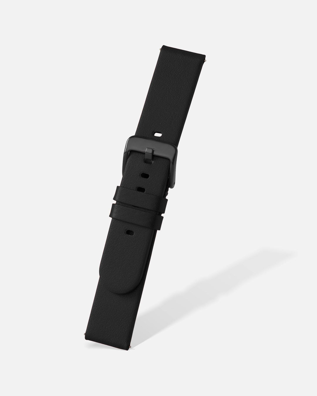 Black Smooth Appleskin Watch Band