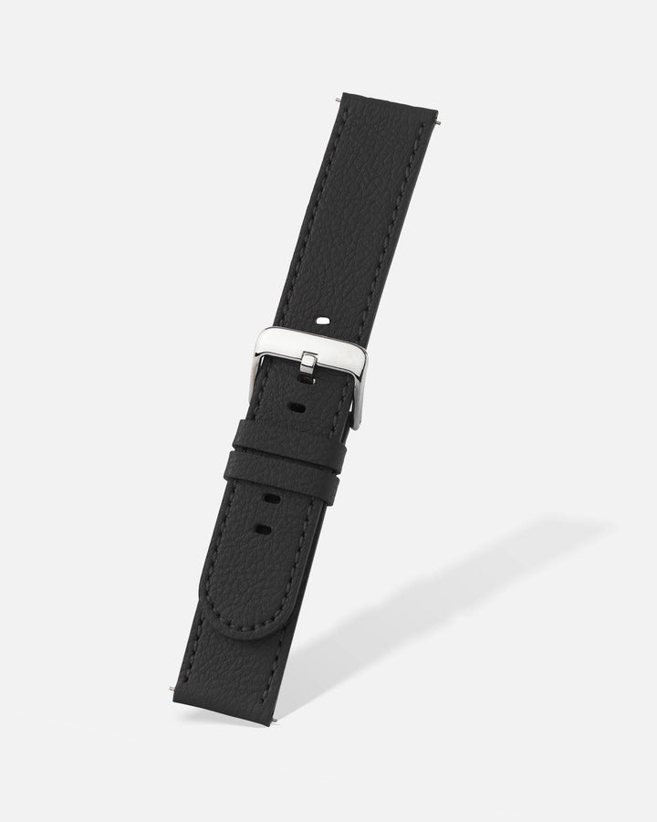 Black Appleskin Stitched Apple Watch Band