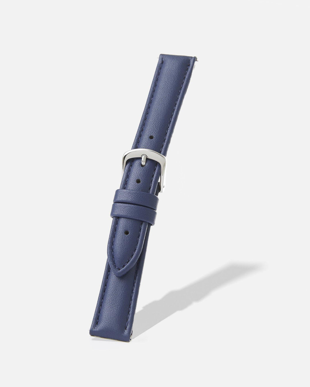 Navy Blue Genuine Microfiber Watch Band