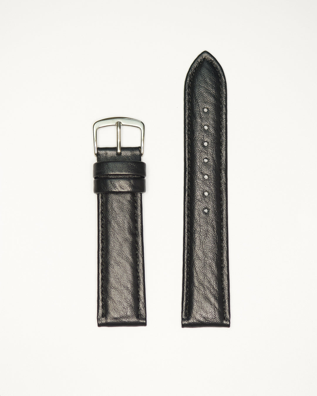 Black Genuine Microfiber with Grain | Traditional - H0754