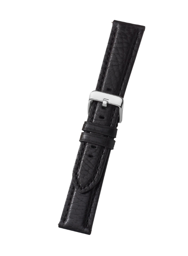 Black Bison Grain Leather | h0778