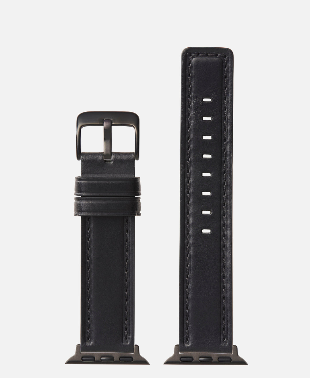 Black Square End Genuine Oil Tan | Apple Watch Compatible - H0784
