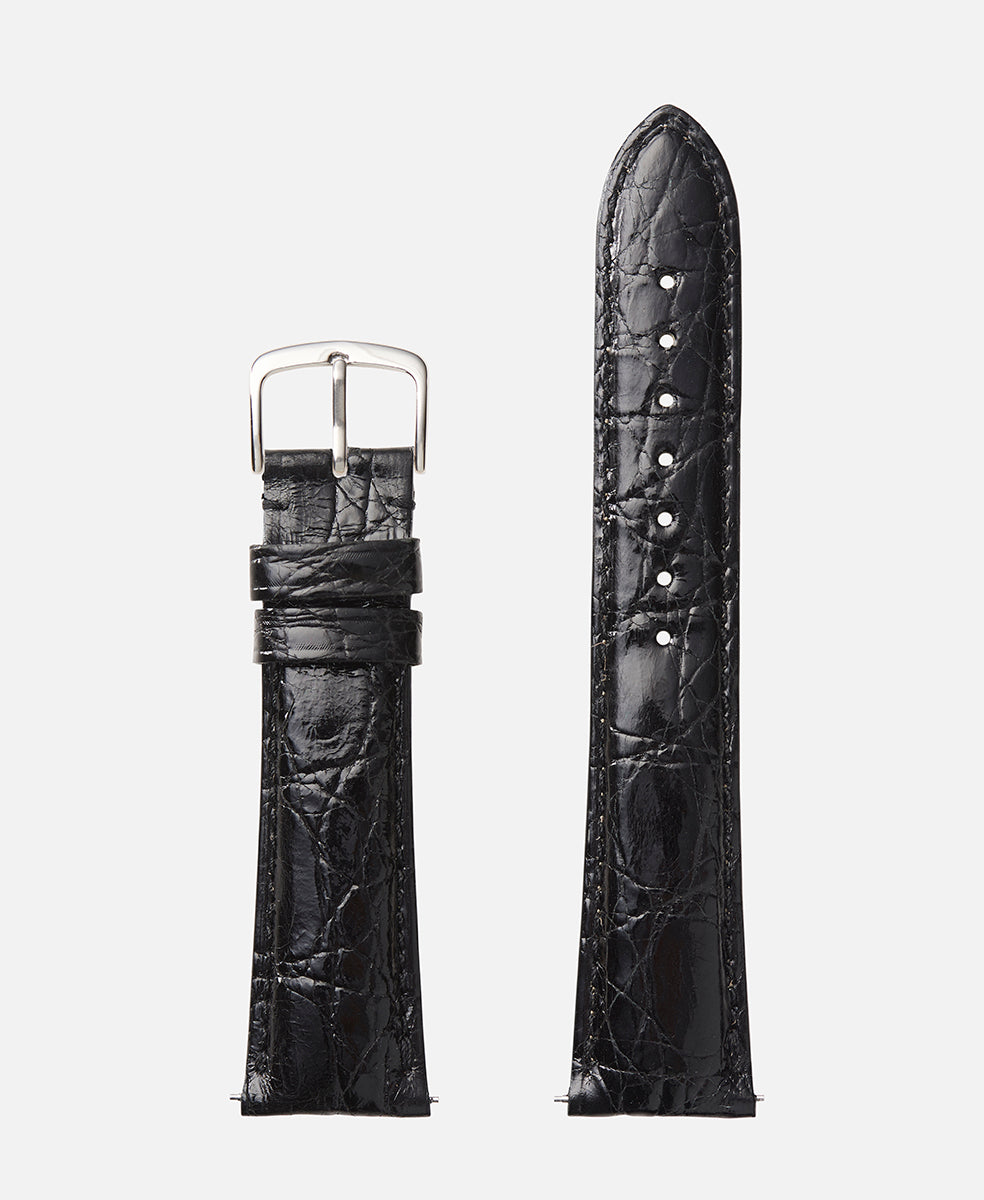Black Genuine Crocodile | h2001