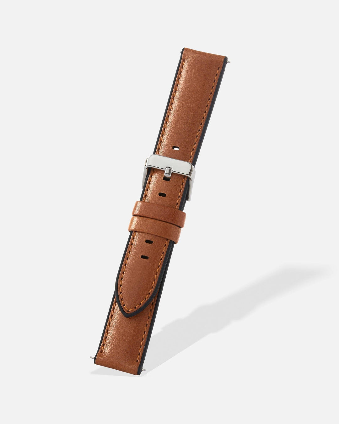 Tan Smooth Hybrid Watch Band