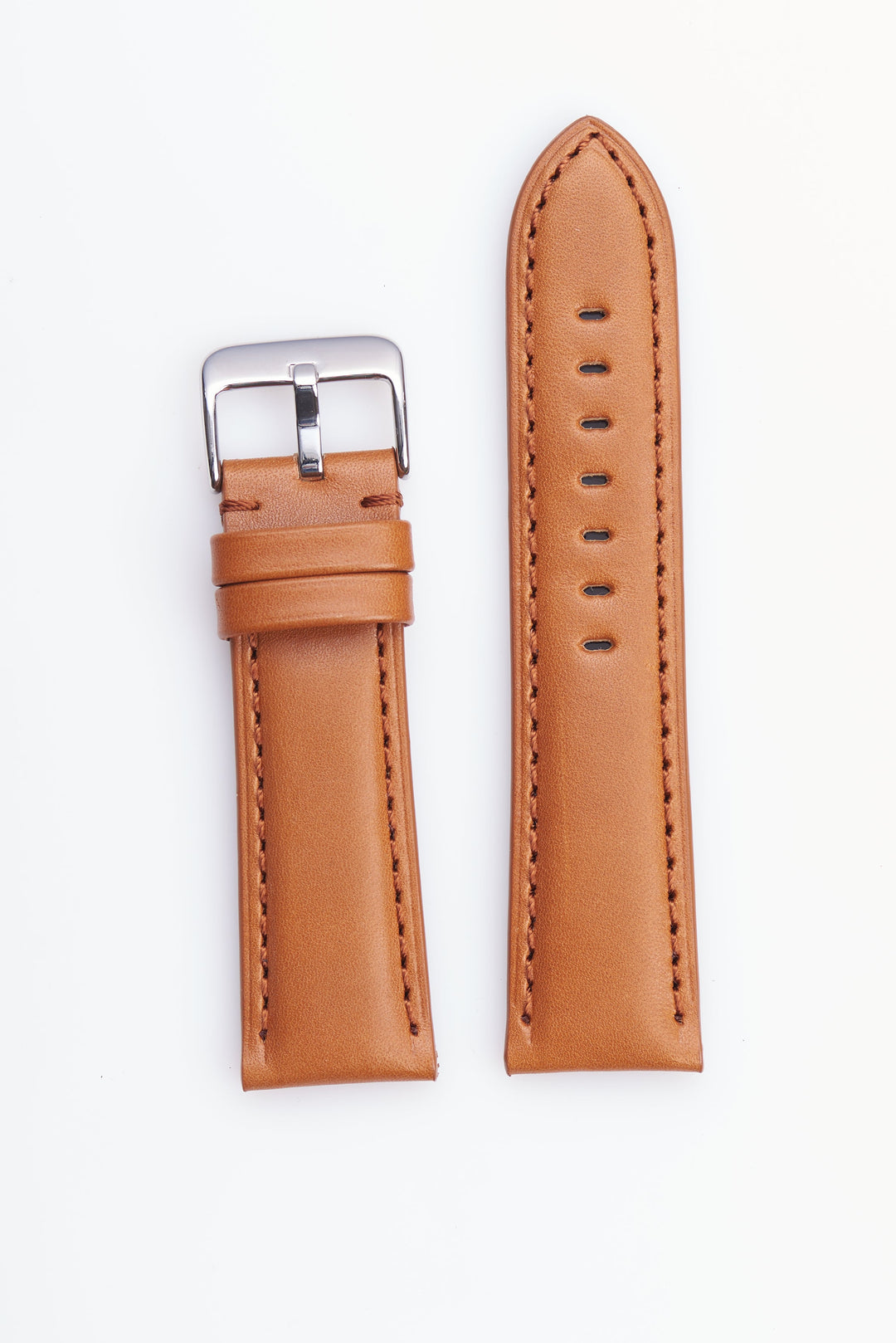 Tan High Polished Italian Leather | h2046