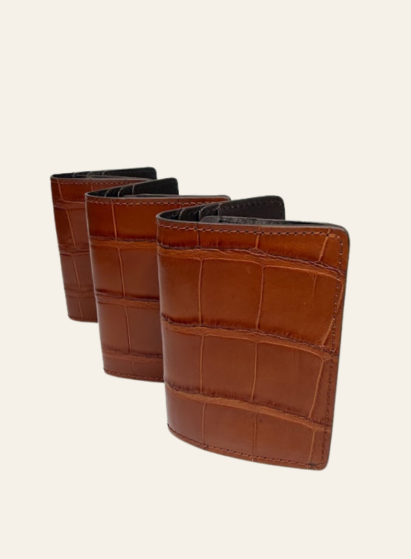Genuine Alligator Bifold Card Case