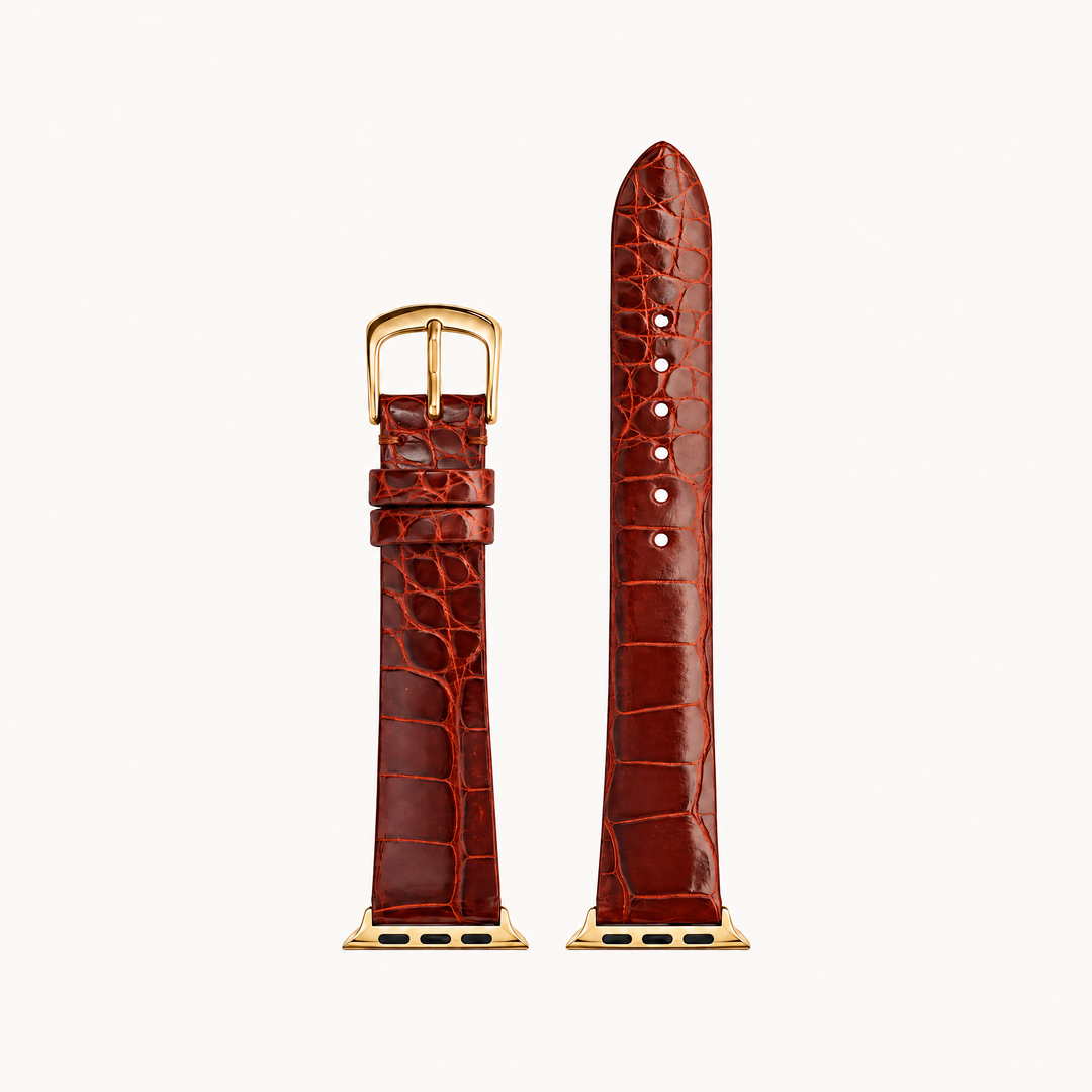 Genuine Alligator Glossy Watch Band | 2009