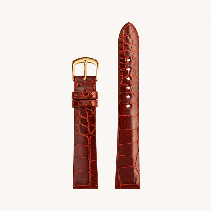 Genuine Alligator Glossy Watch Band | 2009