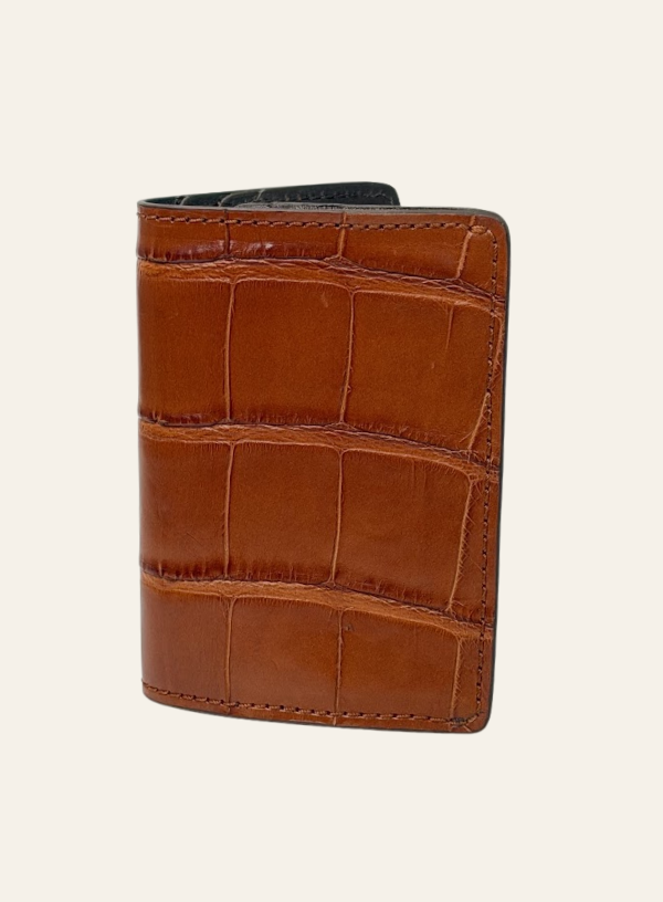 Genuine Alligator Bifold Card Case