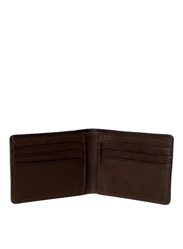 Brown Genuine Alligator Bi-Fold Wallet | USA Made - BP8476