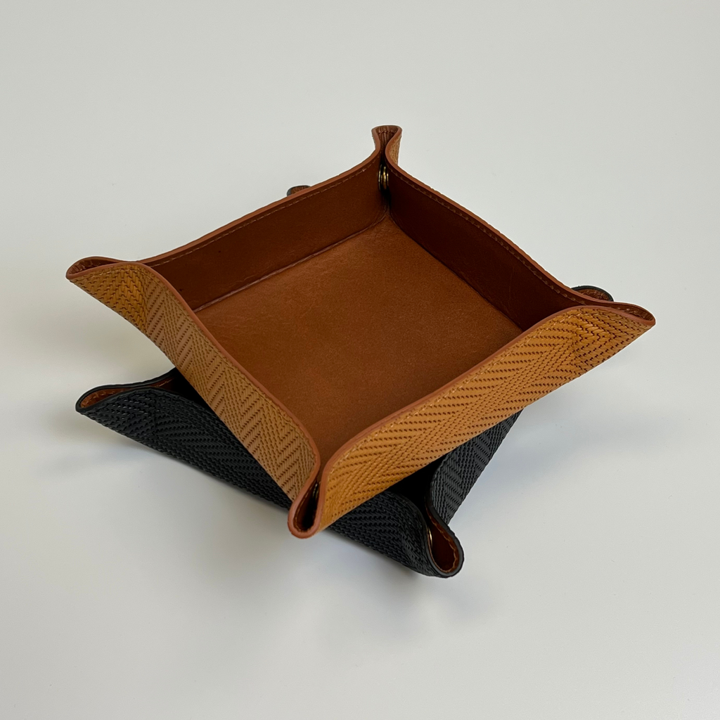 Mordacai Leather Valet Tray | Made in USA