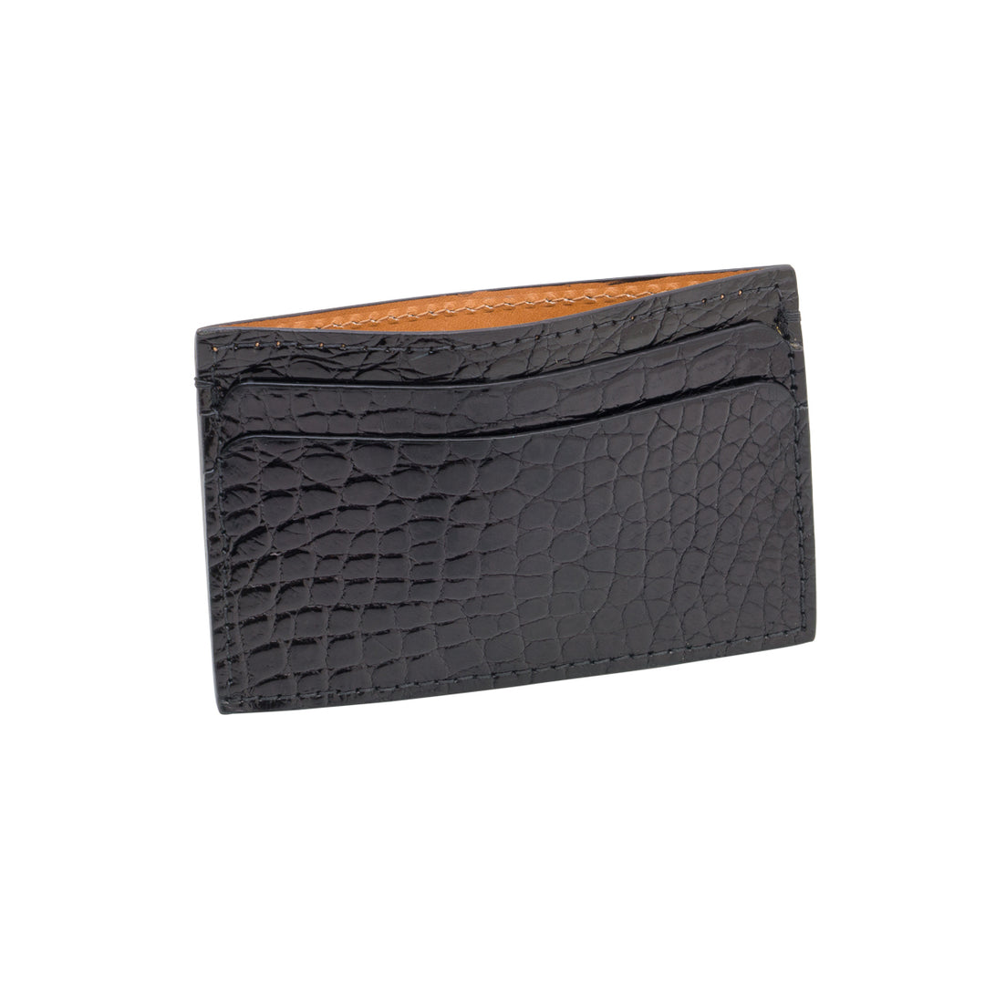 GENUINE SHINY ALLIGATOR 5-POCKET CARD CASE | BPW5859S