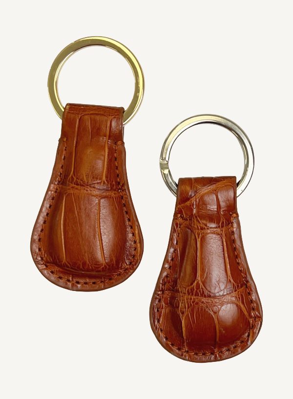 Tan Alligator Key Chain