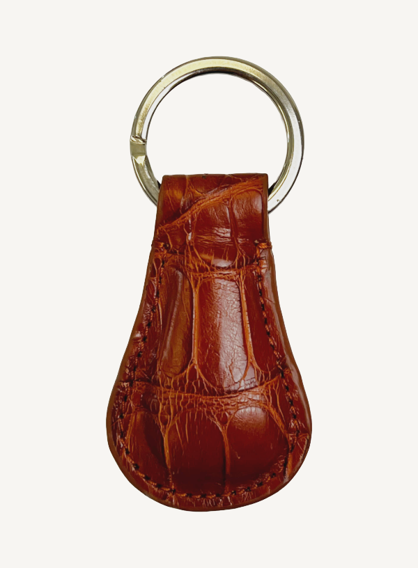 Tan Alligator Key Chain