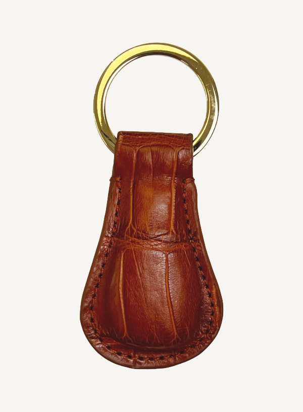 Tan Alligator Key Chain