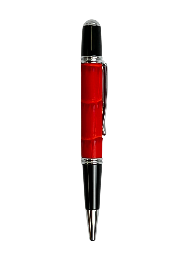 Red Alligator Wrapped Gatsy Pen | BP847