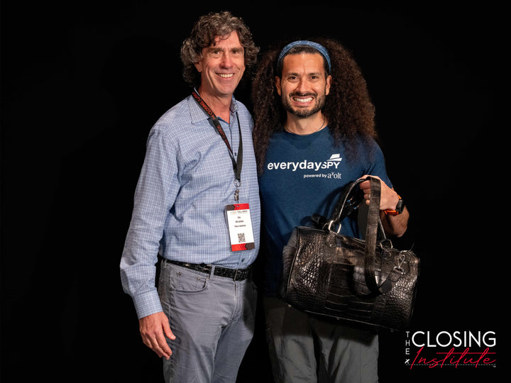 Black Alligator Duffle Bag