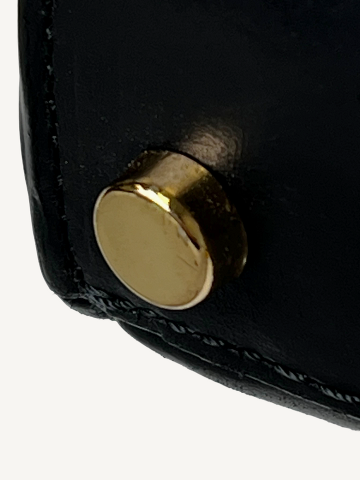 Black Leather Attaché Case