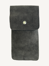 Grey Suede Watch Pouch
