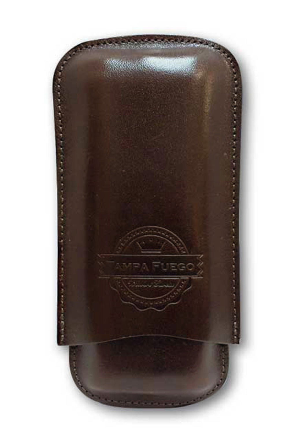 Cognac Genuine Leather Cigar Case | Made in USA - Bryant Park