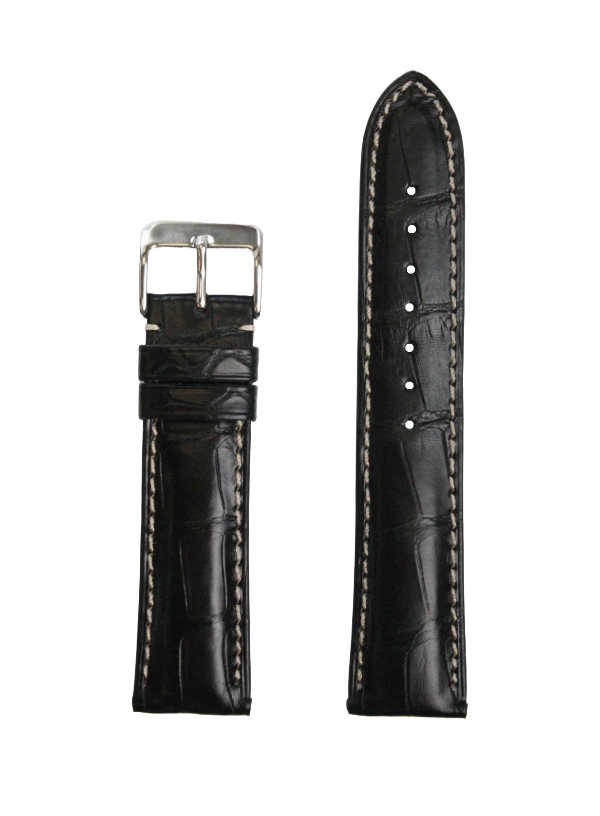 Black Genuine Matte Alligator | h2021