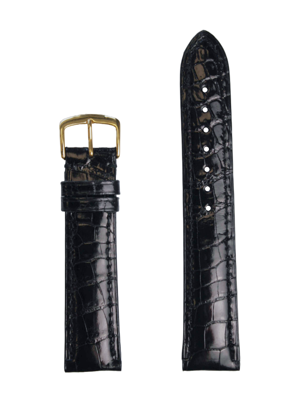 Black Genuine Alligator | h2007