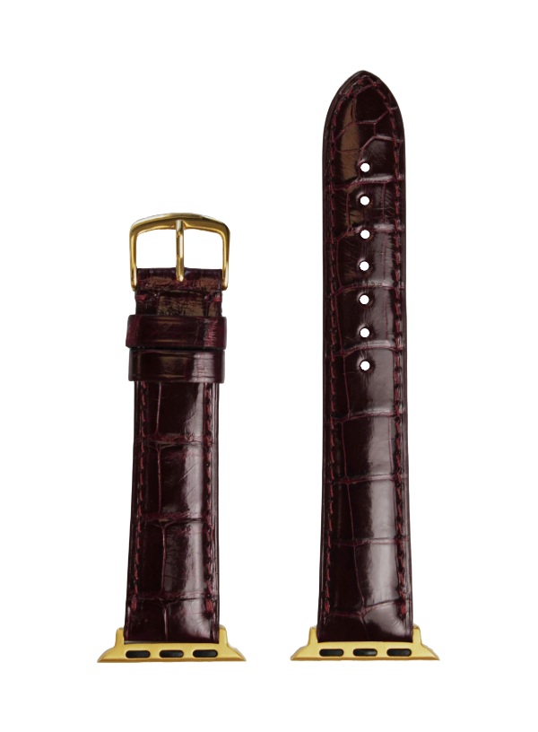 Burgundy Genuine Alligator | h2007