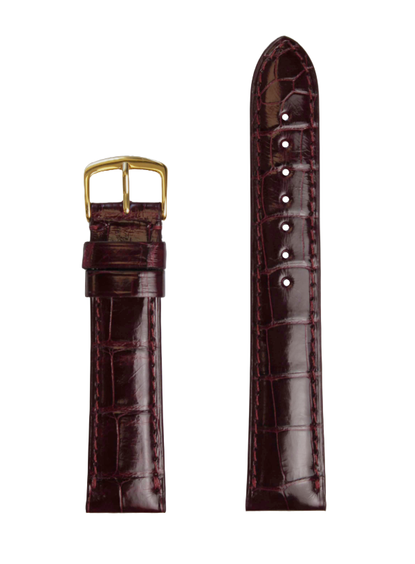 Burgundy Genuine Alligator | h2007