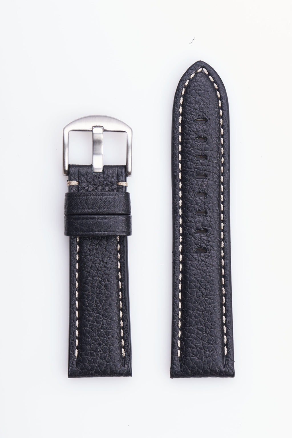 Black Genuine Vegetable Tanned Leather | USA Made - Traditional - H2036