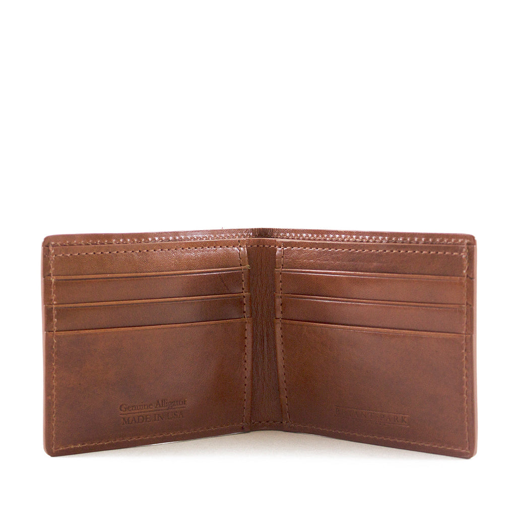 Genuine Alligator Bi-Fold Wallet