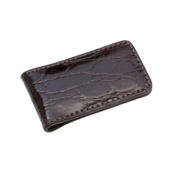 Genuine Shiny Crocodile Magnetic Money Clip | USABPM
