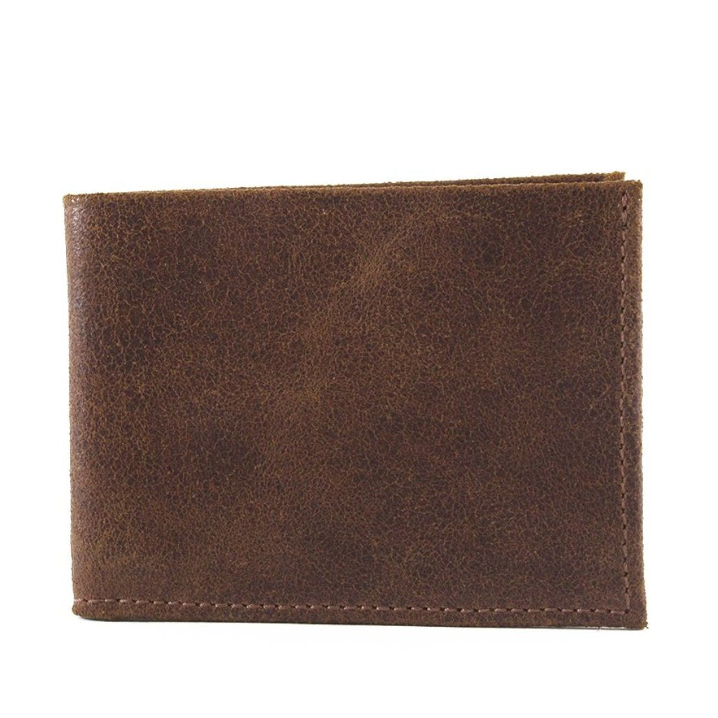 Slugger Brown Distressed Leather Wallet
