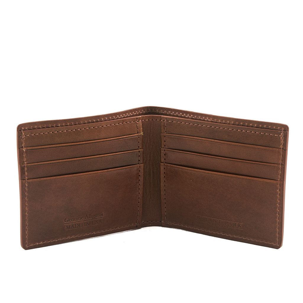 open Vintage-Feel Leather Wallet