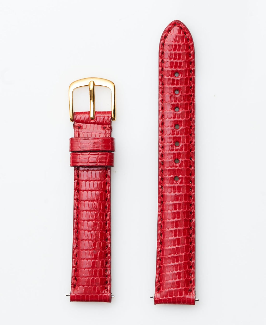 Red Genuine Java Lizard | USA Made - Traditional -