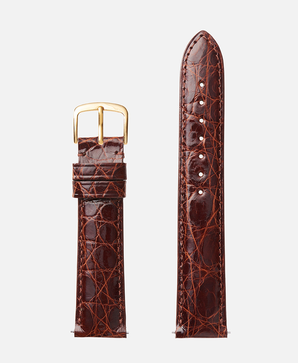 Honey Genuine Crocodile | USA Made - Traditional - H2001