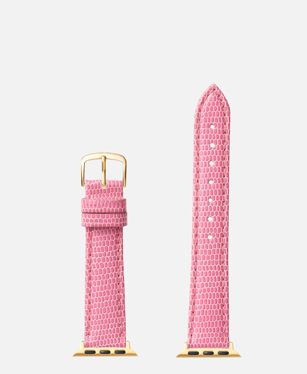 Pink Lizard Grain Apple Watch Compatible 38mm/40mm Watch Band