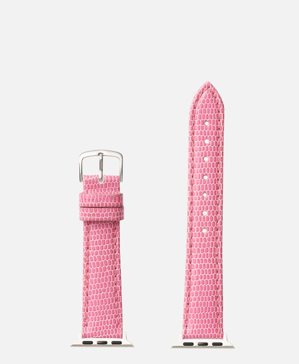 Pink Lizard Grain Apple Watch Compatible 38mm/40mm Watch Band