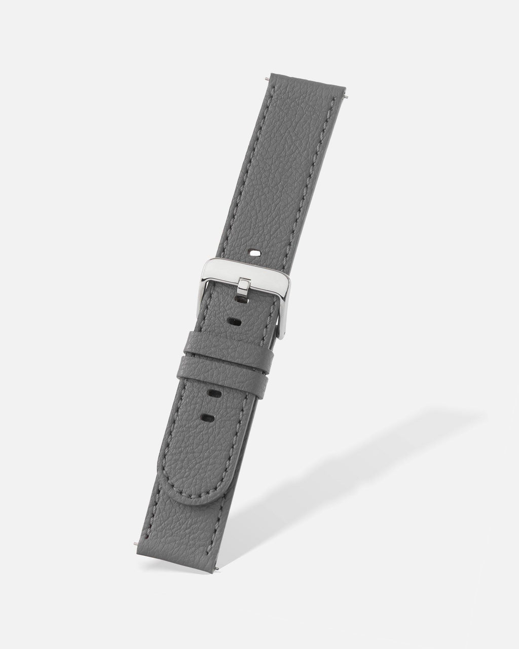 Grey Appleskin Stitched Watch Band