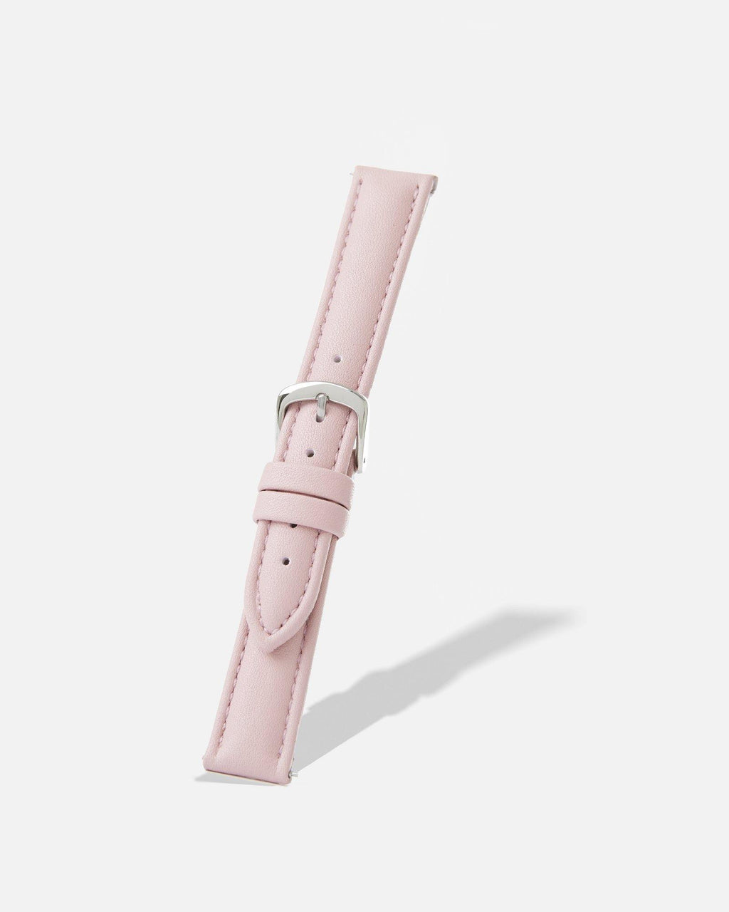 Pink Genuine Microfiber Watch Band